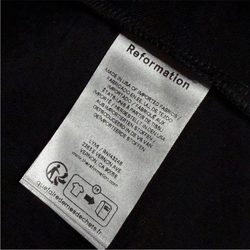 Reformation Cello Knit Top in Black - Picture 8 of 8